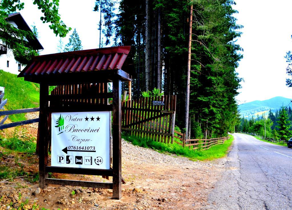Pensiunea Vatra Bucovinei Vatra Moldoviţei Exteriér fotografie